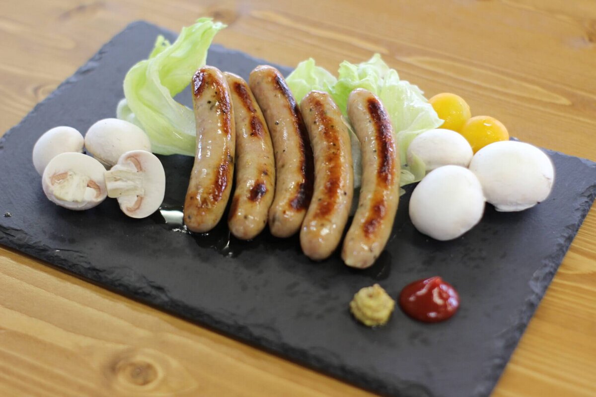 八幡平マッシュルーム入りソーセージ